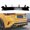 VeroCh Auto Heckschürzen Heckspoiler Diffusor-Splitter, für Ford Focus ST MK4 2018-2021 die hintere Lippe im -Stoßstangenstil