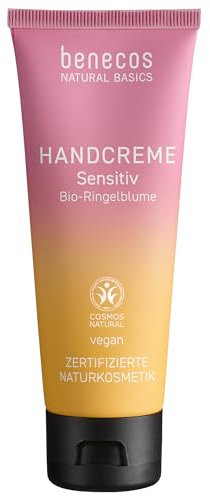 benecos Natural Basics - Handcreme Sensitiv - Bio-Ringelblume - 75ml - vegan - derm. getestet