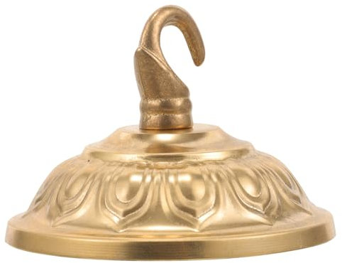 HEMOTON Baldachin Für Pendelleuchte Aus Metall Passend Für Kronleuchter Und Deckenleuchten Mit Haken Robust Und Rostfrei Installieren Bedienen