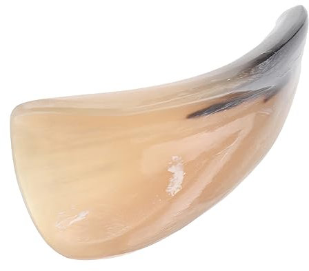 PartyKindom und Guasha Brett aus Natürlichem Horn Akupunkturstab mit Ergonomischem Design 10-12cm Lang Rutschfest für Persönliche und Professionelle Massage Am Hals und Armen