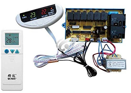 ZoiKoM [Accesorios eléctricos] para aire acondicionado Panel de control de placa de computadora Universal Panacea Modificado Strip Display QD-U10A