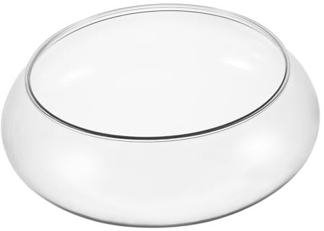 Mipcase Cuenco De Burbujas Transparente Jarrón De Plástico para Pecera Cuenco Redondo Terrario Globo Florero Contenedor Hidropónico Tanque Betta Cuenco para Lirio De Agua Maceta