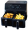 Innoliving Friggitrice ad Aria INN-798 Doppio Cestello 2700W, da 8 Litri, 2 Griglie, TouchScreen Intelligente, Cottura Sincronizzata o Separata, Finestre di Controllo Trasparenti, Piedini Antiscivolo