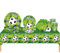 69Pcs Green Football Party Tableware Set,Football Table Decorations Soccer Football Party Plastic Table Cloth,Paper Plates Napkins and Cups for Kids Boys Birthday World Cup Football Party Decorations