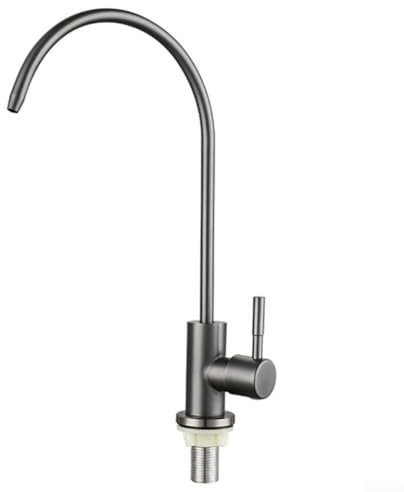 Rubinetto della cucina, Rubinetto del depuratore d'acqua a collo d'oca per uso domestico, Rubinetto per acqua potabile diretta Rubinetto singolo per acqua fredda, Rubinetto per depuratore d'acqua a