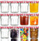 Offer Shop Pot Menage Jam Jars with Lid Wide Mouth Glass Jars with Red Lid- 324ml Mason Jars Airtight Screw Top Jars- Perfect for Jam packing Pickle Chutneys Spices- Pack 12