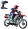 DISTRIPLAY Moto teledirigida con Humo, luz y Sonido 1/10 20Km/h