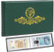 40-Taschen-Sammelalbum für Banknoten und Währungen – 20 Blatt transparente Dollarscheinhalter, Buch zur weltweiten Geldaufbewahrung, Sammelzubehör AN04GR