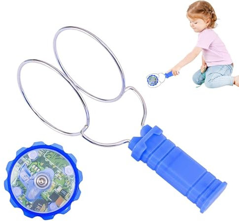 Retro Leuchtender Kreisel, Magnetisches Gyro-Rad,Blinkendes Gyro-Rad-Magnetspielzeug,Magischer LED-Gyroskop Kreisel,Sensorisches Zappelspielzeug Als Geschenk,lustiges Geschenk Für Jungens,Kinder