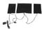 USB Heating Pad, Carbon Fiber Heater Sheet with 3 Levels Adjustable Temperature 2Pcs Travel Heating Pad for Neck, Back, and Abdomen Relief