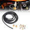Tubo Carburante Kit, 2 Metri Tubo del Carburante, Tubazioni Benzina, Tubo Benzina e Tubi per Alimentazione Moto, Filtro Benzina Moto, con Fascette Stringitubo e Filtri Carburante, per Motore,Trattore