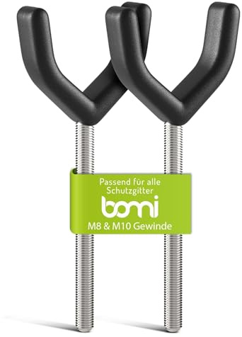 Y-Adapter 2er Set für Türschutzgitter & Treppenschutzgitter I Universal für Geländer bis 40 mm, Anti-Rutsch, kompatibel mit M8 & M10 Gewinde | Schnelle Montage ohne Bohren am Kinderschutzgitter