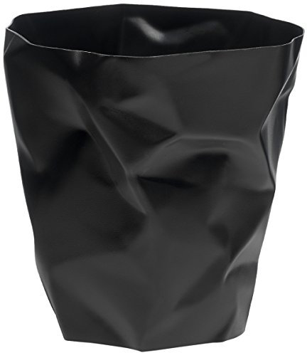 Essey ES00604 Papierkorb Mülleimer Bin Bin, schwarz, PolyethylenHD(HDPE),Classic