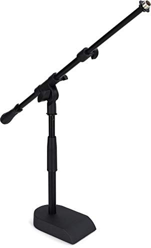 Audix STANDKD Heavy-Duty Pedestal Mic Stand – Telescoping Boom for Kick Drum & Guitar Cabinets – Compact & Durable