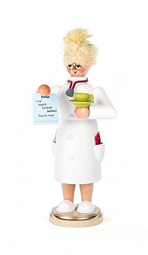 Räuchermännchen Frau Doktor - 22 cm