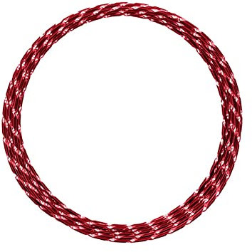 Vaessen Creative Aluminiumdraht, m, Aluminium Wire, Basteldraht, Dekodraht, Floristikdraht Aludraht Diamant Schmuck 2 mm x 5 Meter | Biegsam Schmuckdraht Rot, red, 500 x 0.2 x 0.2 cm, 24245-007