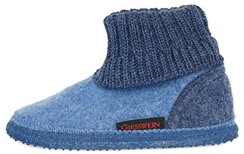 GIESSWEIN Kramsach Kids, Hüttenschuhe Unisex Kinder, Capriblau 547, 29 EU