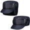 Lipodo Piumino Armycap mit Ohrenklappen Herren - Wasserabweisende Cap mit Innenfutter - Herrencap aus Baumwolle - Kappe Herbst/Winter - Wintercap dunkelblau L (58-59 cm)