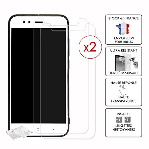 Qilive Q8 882553 Pack 2 Films de Protection d'écran en Verre trempé Haute Transparence, Ultra résistant (dureté 9H), Ultra Slim, Anti Traces, Pose Facile et Protection optimale