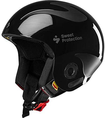 Sweet Protection Unisex – Erwachsene Volata Ski/Snowboard Helmet, Gloss Black, XSS