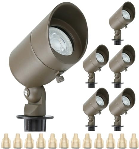 Lumina Lighting - Foco halógeno MR16 con iluminación de bajo voltaje para paisajes y focos de luz de inundación
