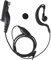 Walkie Talkie Earpiece, G-shape Ear-hook Microphone Earpiece, with PTT switch, For Xpr7000 / Xpr7000e / Xpr6000 /XIR P8200/ DP4800/ APX1000 Series Radio etc(1 Pack)
