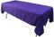 KaitatsuSen Rechteckige Tischdecke aus Polyesterstoff, Violett, 150x200cm