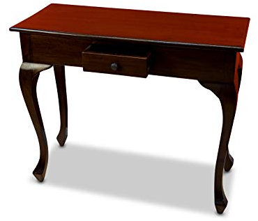 Kinaree Mahagoni Konsolentisch Freetown - Beistelltisch Massivholz - 75cm Kolonial Stil Anrichte