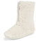 Polar Womens Memory Foam Zipper Faux Fur Covered Rubber Sole Indoor Outdoor Cosy Luxury Boot Slippers - Cream - 7 - YC0804_7