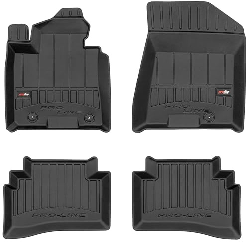 MOTOS Gummimatten Auto Fussmatte passend für Hyundai Tucson III 2015-2020 ohne Gurtstraffer hinter dem Fahrersitz Verbessern Sie Ihren Reisekomfort mit Antirutschmatte Auto 3D- Allwetter fußmatten Aut