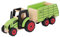 Bartl 112366 Pintoy Traktor mit Anhänger aus Massivholz | Qualitatives Spielzeug für Kinder ab 3 Jahren