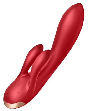 Satisfyer | Vibrator | Bluetooth Rabbit | Double Flex Connect App | 20 cm | Erotik | Für Erwachsene