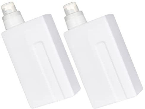 TOPBATHY 2 Pièces Distributeur De Détergent À Lessive Distributeur De Conteneurs De À Lessive Grand Récipient D'assouplissant De Tissu Distributeur De Liquide Stockage