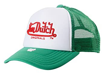 Von Dutch Trucker Cap Atlanta White Green Weiß Grün, Size:OneSize
