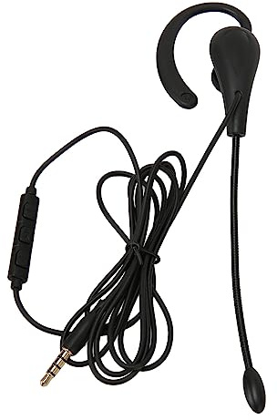 XD 001 Einohr-Headset, Einohr-Kundendienst-Headset, Am Ohr Hängender Ohrhörer mit Mikrofon für Callcenter-Büro, Unterstützt die Einstellung der Lautsprecherlautstärke (Typ-C)