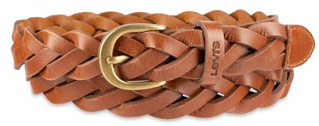 1 BRAID W/HARNESS BUCKLE AND LOGO LOOP LEATHER BELT