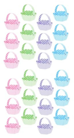 Zerodeko 24st Osterkorb Dekoratives Osterkörbchen Osterfestkörbchen Selber Machen Diy-korb Zum Thema Ostern Entzückende Osterkörbchen Osterkörbe Osterverzierung Geschenktasche Papier Hase