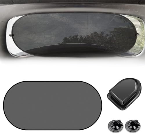 Parasol de Coche para Ventana Trasera,Parasol Coche Infantil con Protección UV,Parasol Coche Bebe con Ventosas,Coche Parasol Trasero,Parasoles Autoadhesivos Coche Sun Shade,100 x 50 CM