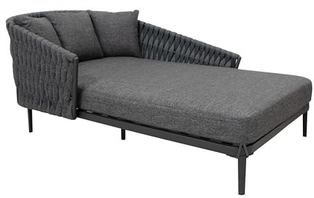 osoltus Loungesofa Rope Daybed Lounge Gartenliege 170cm witterungsbeständig