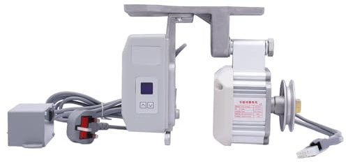 KAPIPALA 550W Bürstenloser Elektrischer Nähmaschine Motor Zubehör Regelbar Industrielle Nähmaschine Motor 220V 6000rpm mit LED-Anzeige für die meisten Bekleidungsnähmaschinen