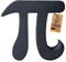 Pi Symbol Skulptur - Mathematik Zeichen - Schreibtisch Dekoration zum aufstellen - Büro Deko - Mathe Physik - Mathermatiker - Physiker - Lehrer - Wohnzimmer Regal - Figur aus Kunststoff (Schwarz, XL)