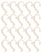 [Avejjbaey] Ear Cuff Wrap Crawler Hook Earrings Copper Ear Cuff Earrings Climber Piercing Earrings Ear Crawler Studs for Women