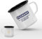JIMPOSEMONSTYLE.COM Mug émaillé Personnalisé design étiquette de Pastis ? Idée Cadeau Originale - Cadeau pour Noël, Anniversaire, ou occasion Spéciale - 300 ml