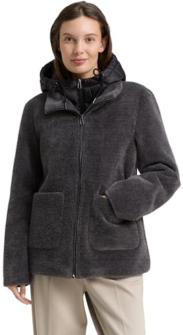 TOM TAILOR Damen 1047523 Hybrid Jacke mit Stepp-Einsatz