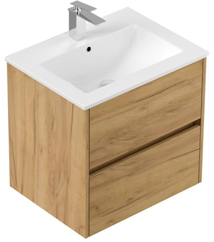 Badmöbel Taifun & Waschtisch 60cm 2 Greifraum SoftClose Auszüge