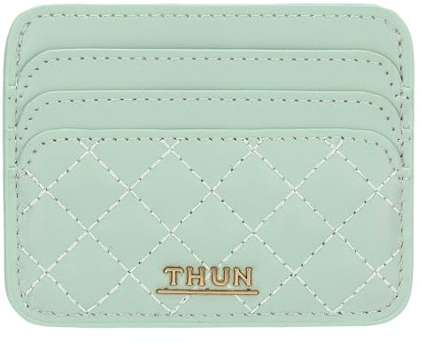 THUN - Porta carte piccolo, rosa - ecopelle - Collezione Sempre con me - 10 x 8 cm