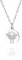 BNCXMO Mondmotte Scheibe Anhänger Halskette Frauen Gold Farbe Schlüsselblatt Kette Luna Motte Tierschmuck Geschenk