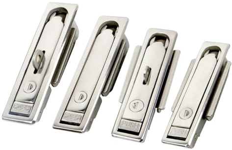 MS712 Plane Lock 316 Stainless Steel Ms713 with Hanging Optical Cable Junction Box Communication Cabinet Lock 1Pcs(MS713 with Hook)