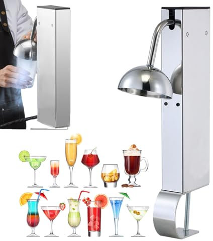 Givreur de verre professionnel au CO2 - Refroidissement instantané en 6 secondes pour vins, cocktails, champagnes et boissons mixtes - Pour bars et restaurants
