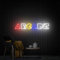 Panneau néon d'arcade - Décoration rétro à LED pour salle de jeux - Cadeau pour adolescent garçon